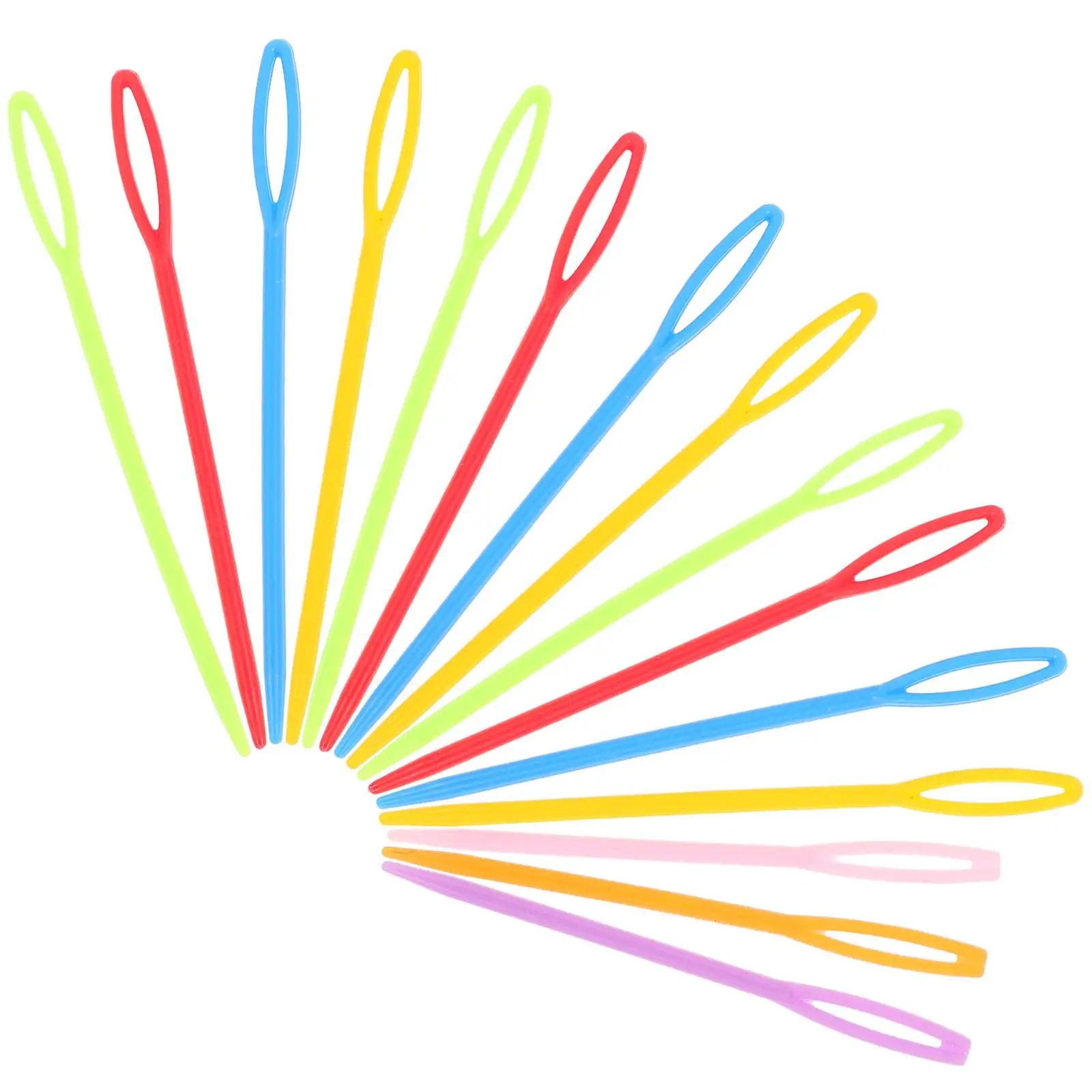 

40pcs Plastic Sewing Needles Large Eye 7cm 9cm Safe Kids Craft Projects Embroidery Kit Needlework Tools Handmade Crochet Yarn
