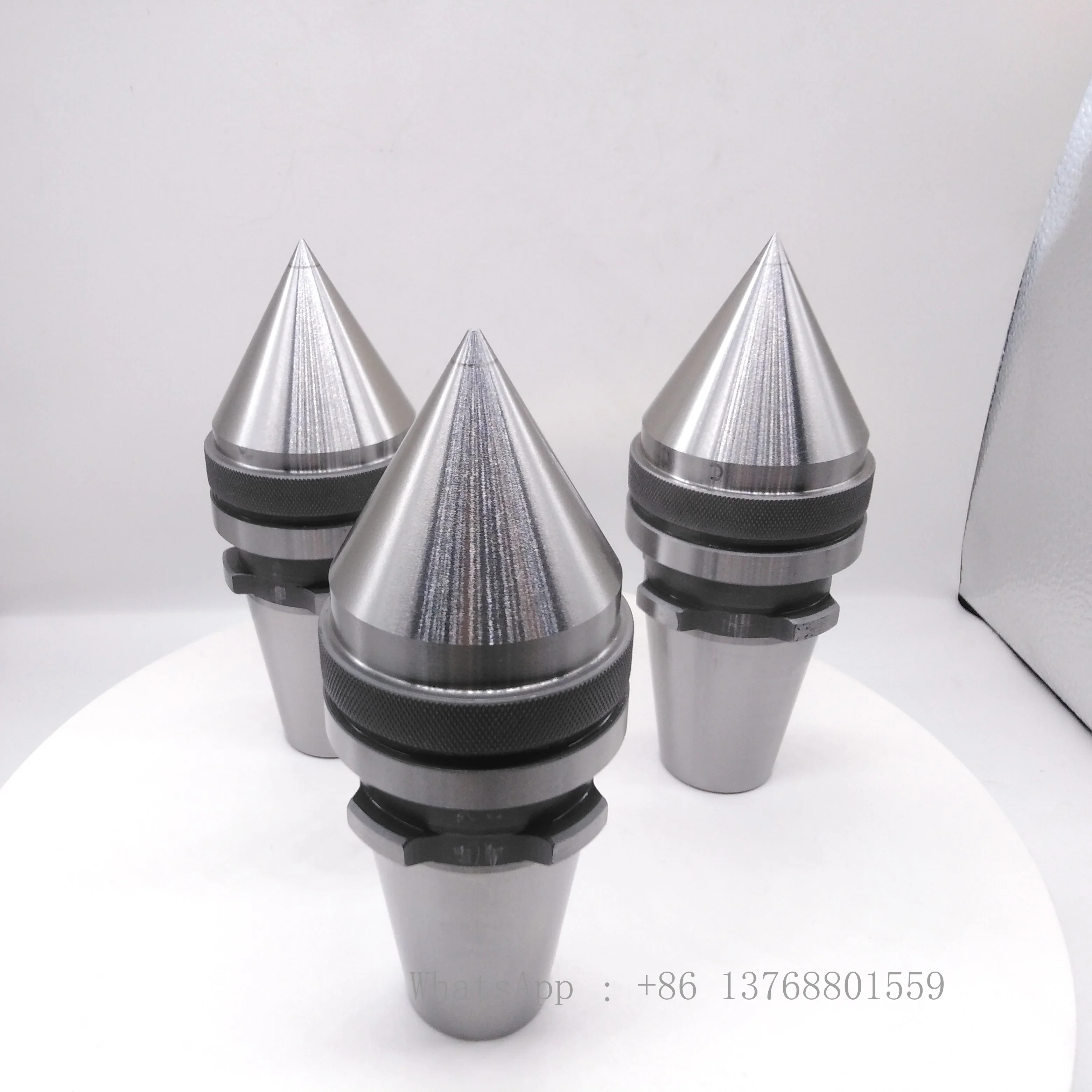เครื่องมือกล 7:24 Taper Alloy Dead Center Top Tip เครื่องกลึง CNC Milling Tool, วัสดุโลหะผสมแข็ง