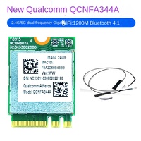 Qualcomm Atheros Wireless AC Wi-Fi adapter QCNFA344A NFA344A 802.11ac 867M wifi Dual Band + BT4.1 bluetooth 4.1 NGFF Card