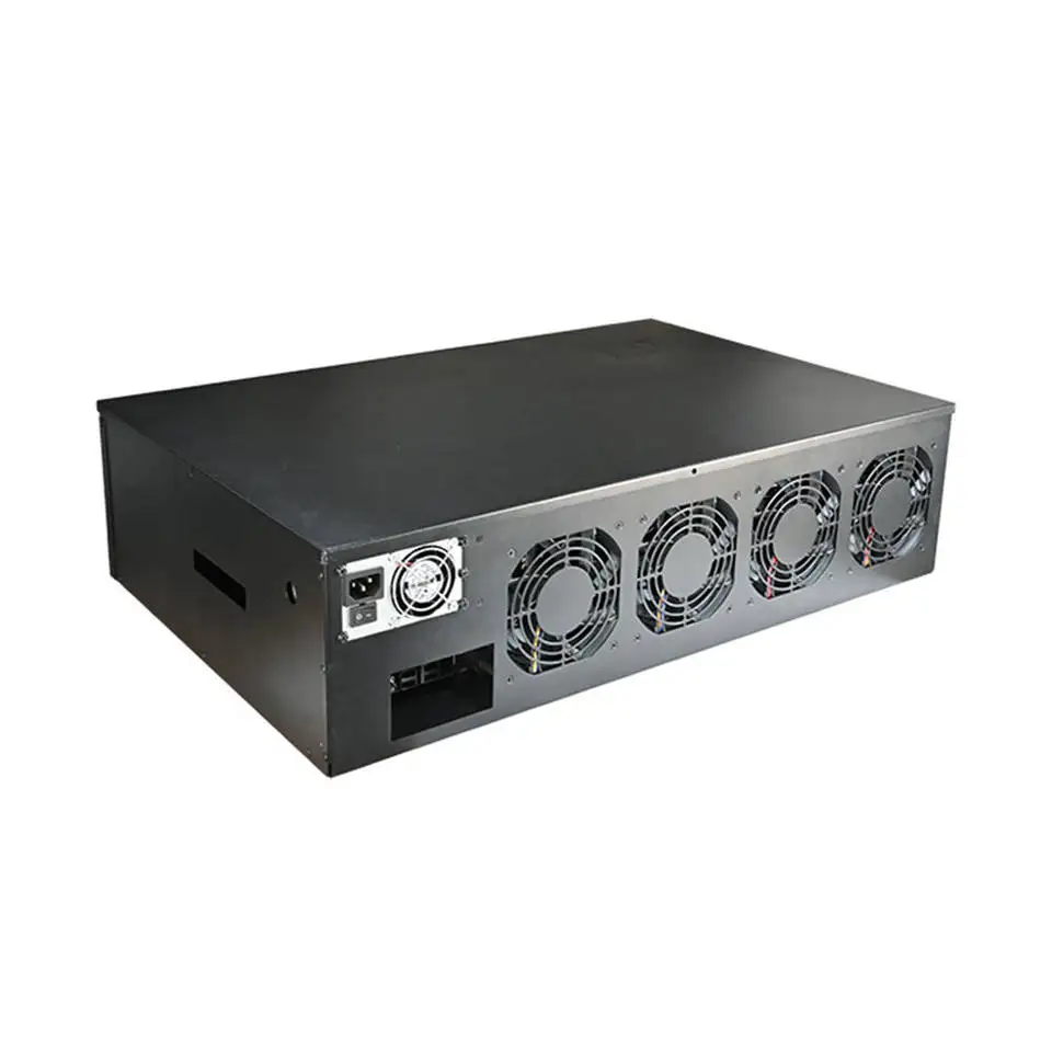 8 Gpu 857S AI 1.0 Server Frame Case Computer Case 8 Graphics Card Rackmount Fan Chassis Machine Custom Server Case