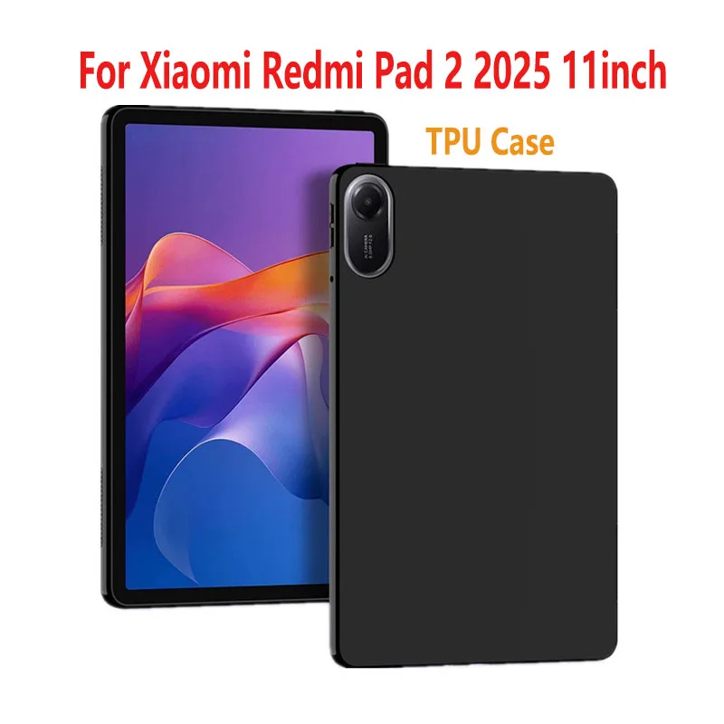 

For Xiaomi Redmi Pad 2 2025 11inch Protective Case Antidrop Airbag Silicone Soft TPU Cover funda for Redmi Pad 2 11"Tablet shell