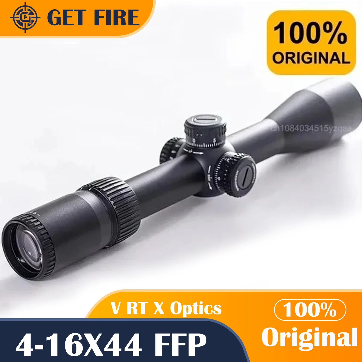 Original V RT X Optics  Tactical 4-16X44 First Focal Plane(FFP) Riflescopes EBR-2C(MRAD) Reticle 30mm Tube Scope
