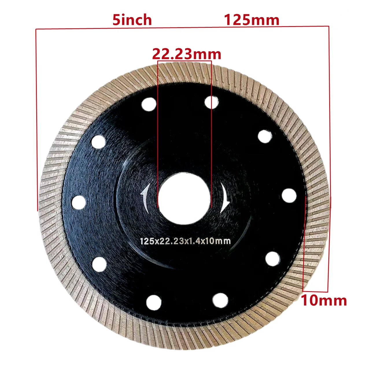 1PCS 125mm Diamond Cutting Disc Thin Diamond Saw Blade Tile Marble Stone Angle Grinder Circular Saw Tile Cutter - view 2