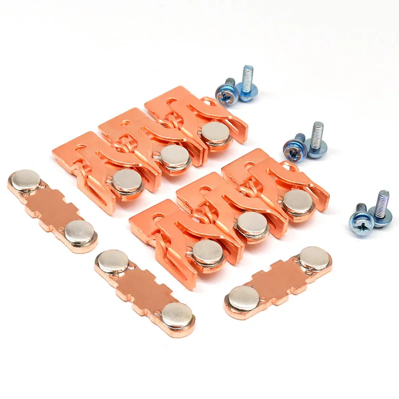 AC Magnetic Contactor Accessories LC1E160 Main Contact Kit LC1E120 Moving and Fixed Contact Point Spare Part Repair Replacement