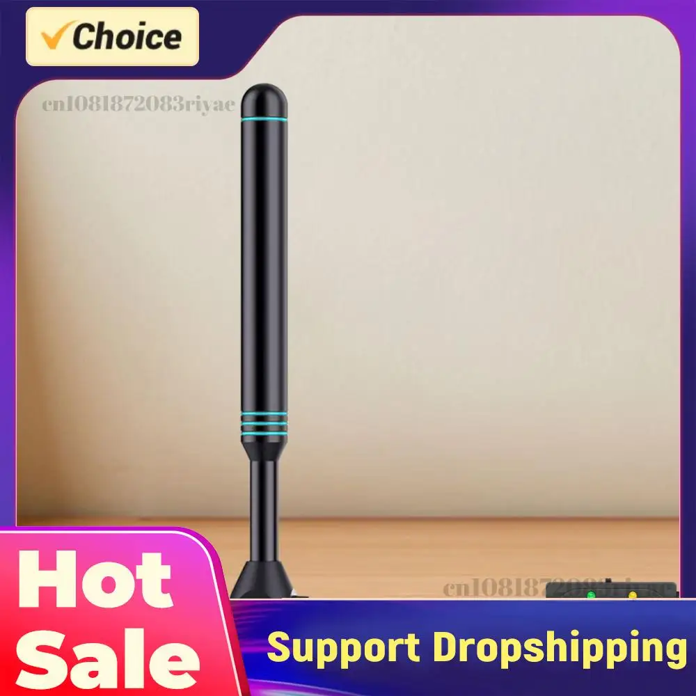 

Цифровая HD-антенна 4K/1080P с магнитным основанием, дальность приема 480+ миль, для использования внутри и вне помещений, VHF/UHF, для цифрового HD-телевидения DVB-T2 HDTV