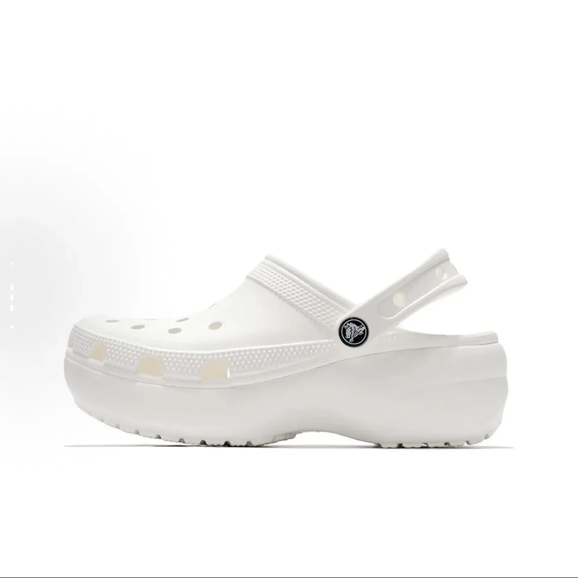 Cloud Hole Cloud Ladies Thick Bottom Sandals Beach Slippers Unisex Slip-On Shoes Visual Leg Slimming EVA Material