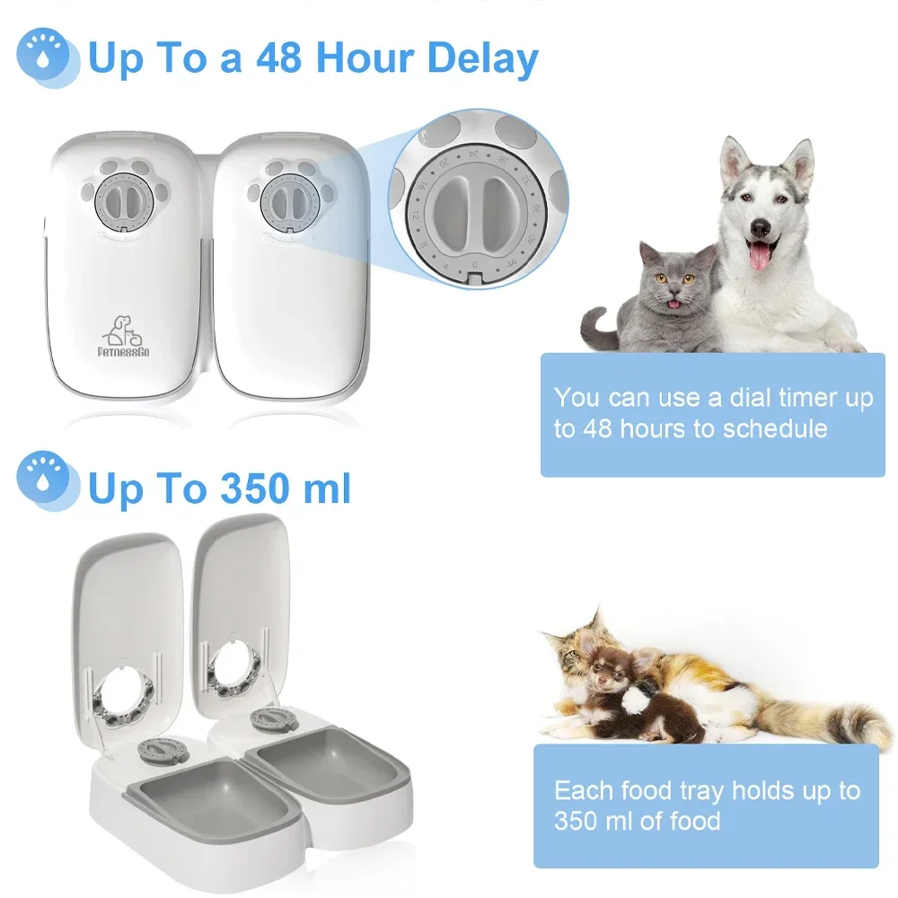 Automatic Cat feeder Electric Dry Wet Pet Food Dispenser Timer Feeder Dog Automatic Feeder