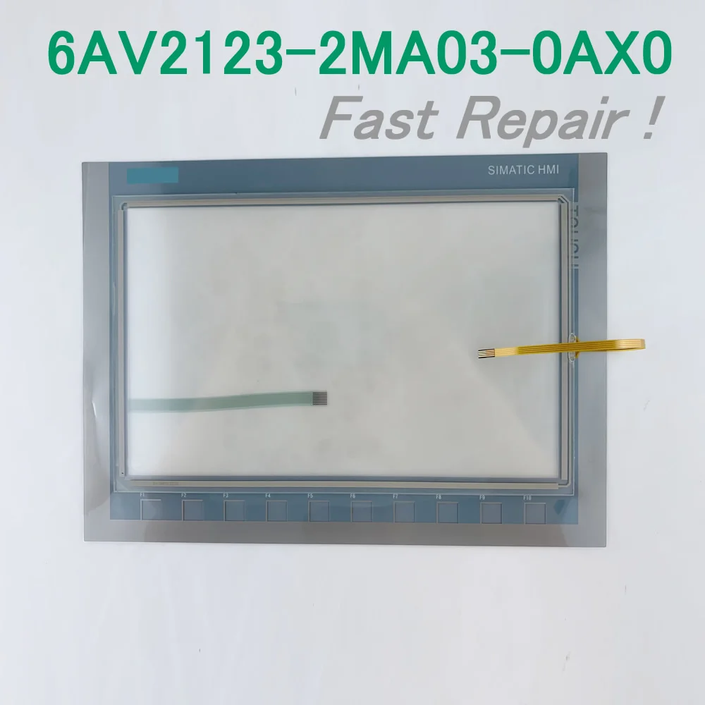 6AV2123-2MB03-0AX0 KTP1200 Сенсорное стекло + мембранная клавиатура для ремонта панели HMI ~ сделайте это самостоятельно, новинка и модель