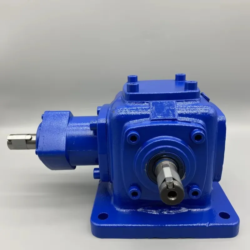 T16 Spiral Bevel Gear Gearbox Reverser Conveyor Equipment Speed Reducer Durable Industrial Mechanical Transmission Spare Parts