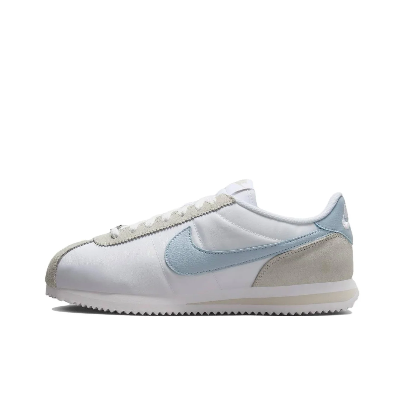 Nike Cortez Running Shoes Unisex Low Top White Beige Blue DZ2795-100