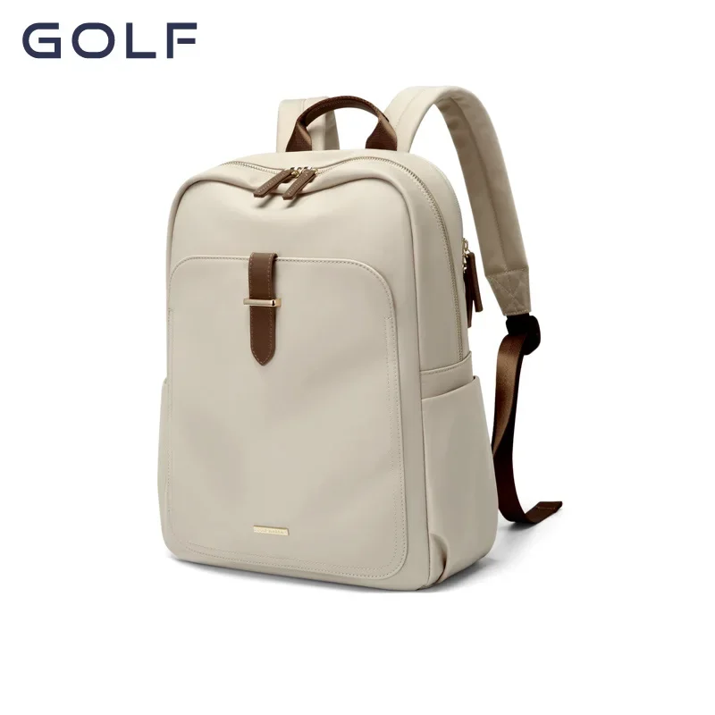 GOLF 16-inch laptoprugzak Waterdichte damestas voor reizen Vrouwelijke schoolrugzakken Nylon Mode Minimalistische tas met grote capaciteit