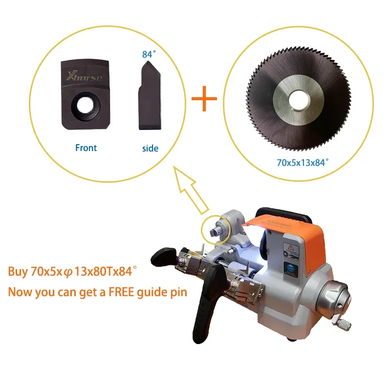 Milling Cutter 70x5x13  Compatible with Condor XC-009 Key Cutting Machine Locksmith Tools