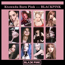 Kpop Pink Ink Ktown4u Born Pink BP Small Card High Quality Collects Postcards for Fans