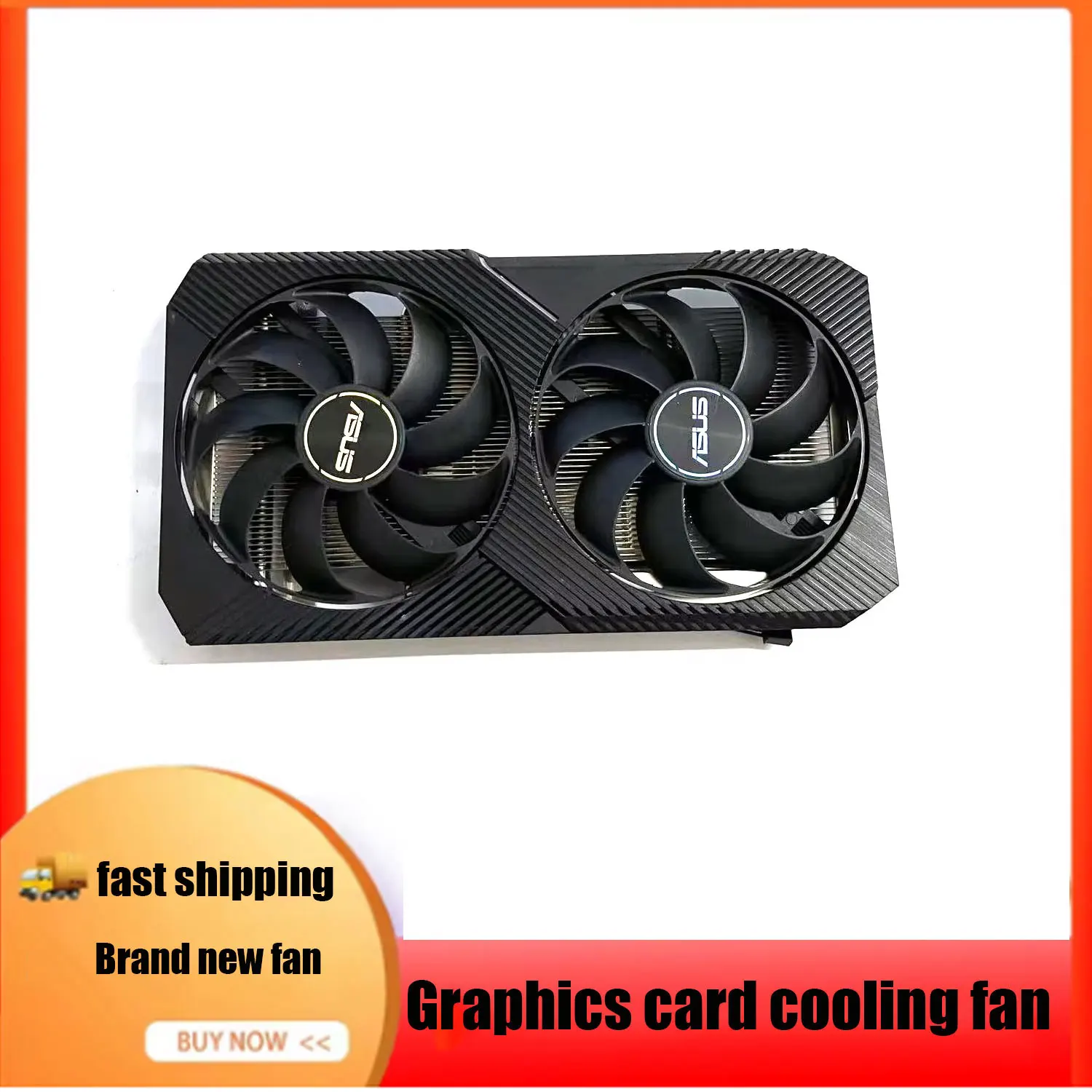 For  Asus DUAL-RTX3050-O8G graphics card cooling T129215SU PLA09215S12H RTX 3050 GPU heatsink Suitable