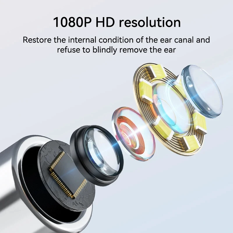 3.9 mm 4.3 Inch Illuminated Ear Scoop For Ear Cleaning Type-C PC Connectable Ear Cleaning Visual Illuminated Ear Scoop Endoscope