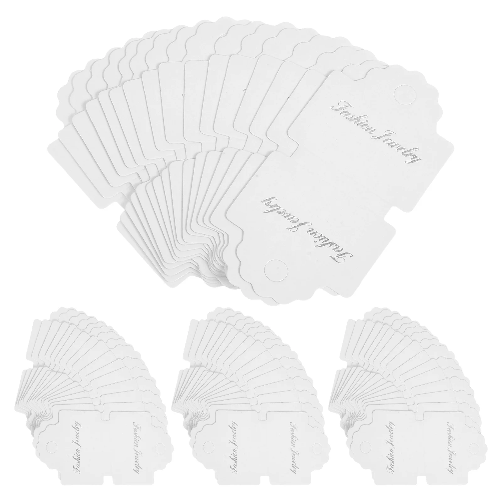 

200 шт., карты для упаковки ювелирных изделий, пустые держатели для дисплея «сделай сам», для ожерелья, браслета, брелка, серьги, крафт-бирки для малого бизнеса