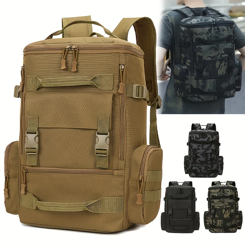 Large Space Men Multifunctional Backpack Fashionable Casual Daily Going Out Business Trip Shoulders Bag for Outdoor Sports