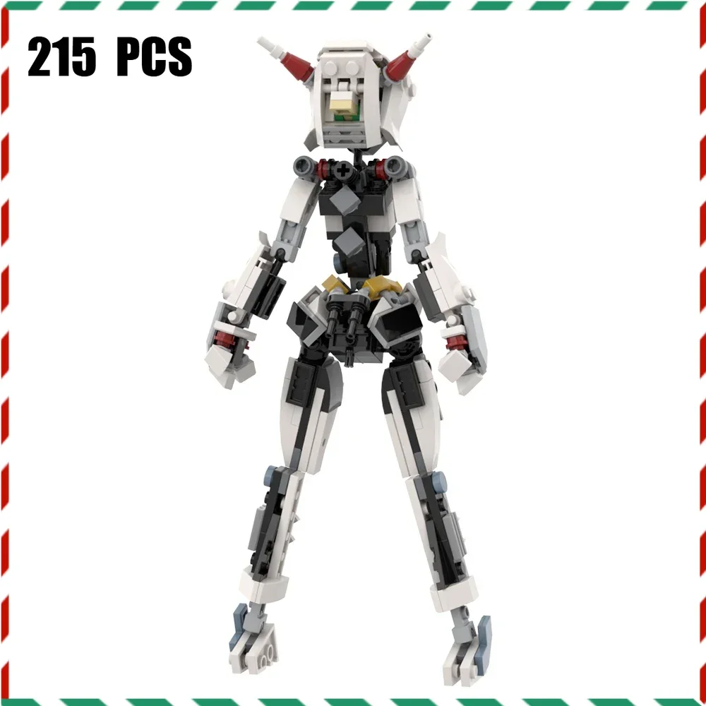 

MOC Robot Mech Girl Figure Building Block Kit-DIY Сборка Кирпичи Аниме Механическая Модель Воина Дисплей Подарок Дети Взрослые