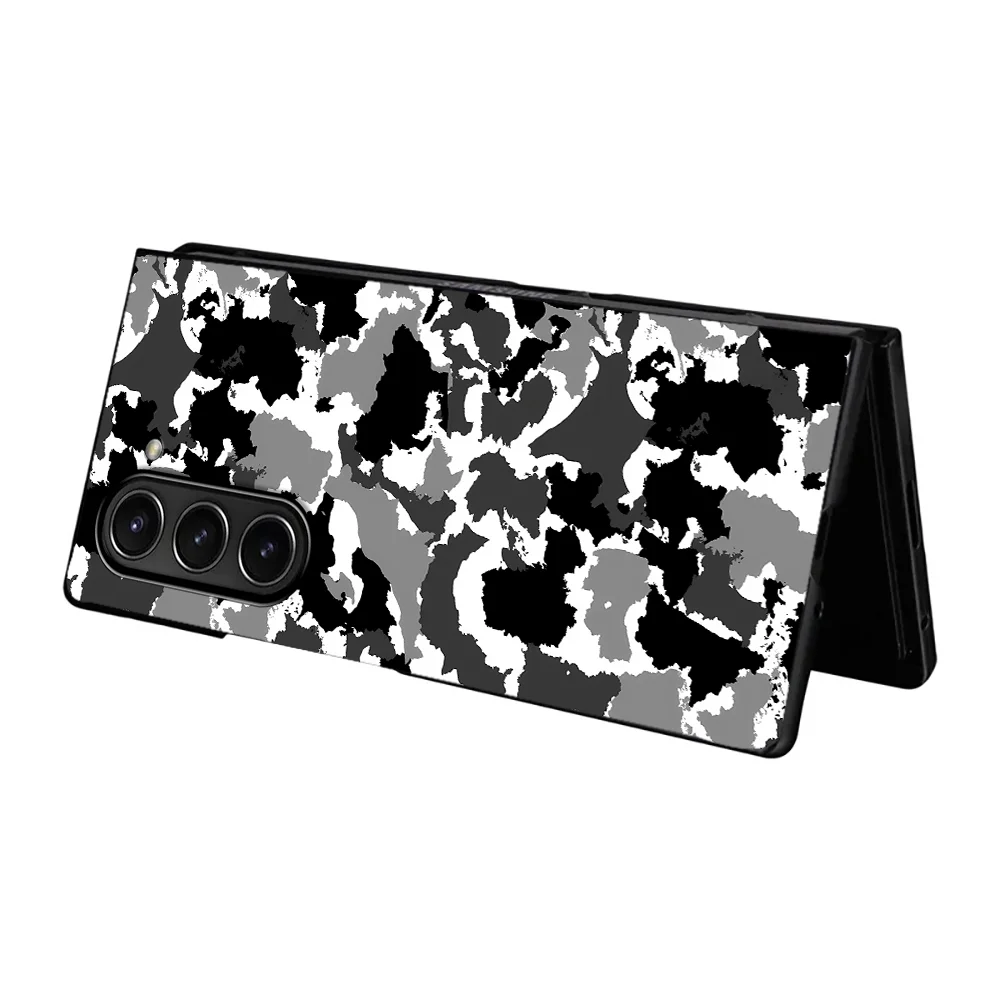 Camouflage Pattern Case for Samsung Galaxy Z Fold 8 Ultra ZFold6 ZFold4 Z Fold8Ultra Z Fold 7 6 3 ZFold5 ZFold7 Phone Shell