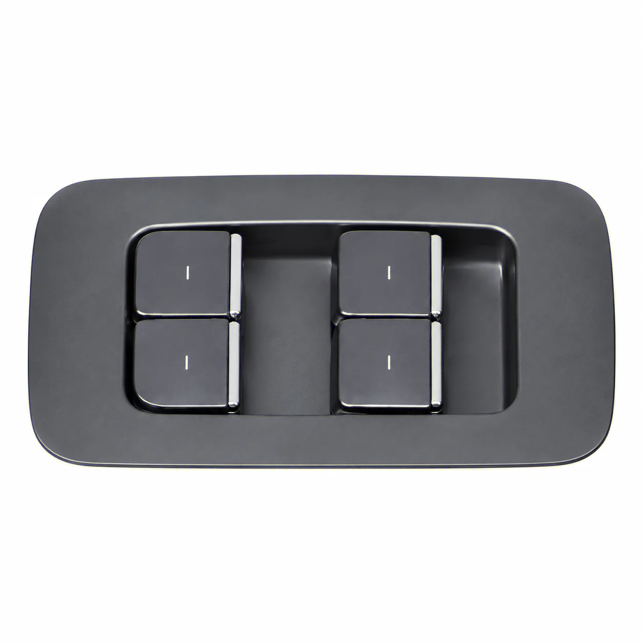 Window Lift Button Sequins Trim for Tesla Model 3/Y/YL ModelY Juniper ABS 7PCS Chrome Window Switch Button Cover Accessories