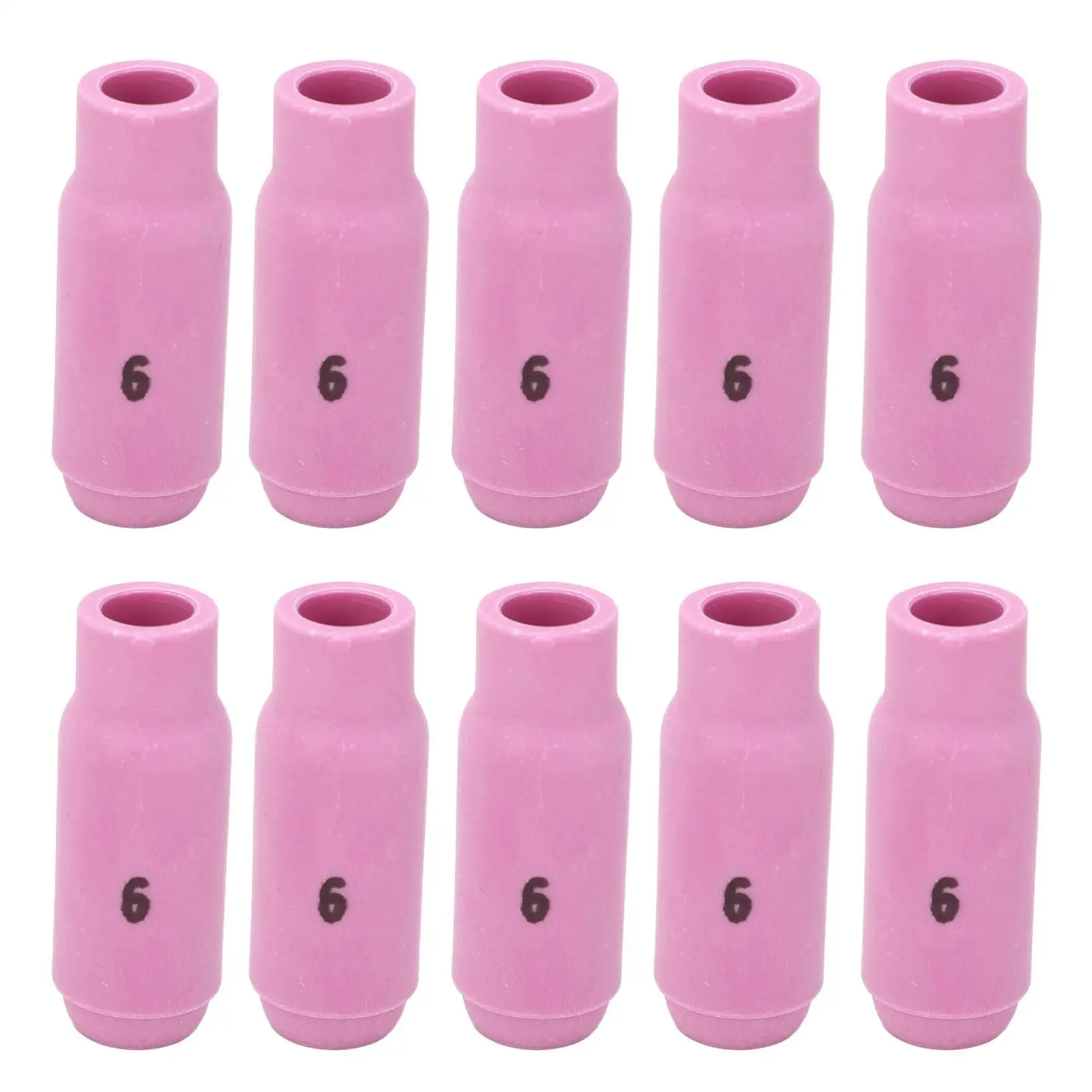 

10Pcs TIG for welding Nozzle Accessory Set Ceramic Cup 10N48 6# for wp17 WP18 WP26 Torch for welding Equipment Protector