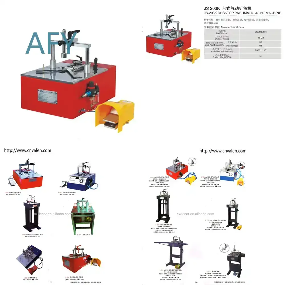 Wood Plastic Frame Miter Cutting Machine for Manual Corner Joining and Photo Painting