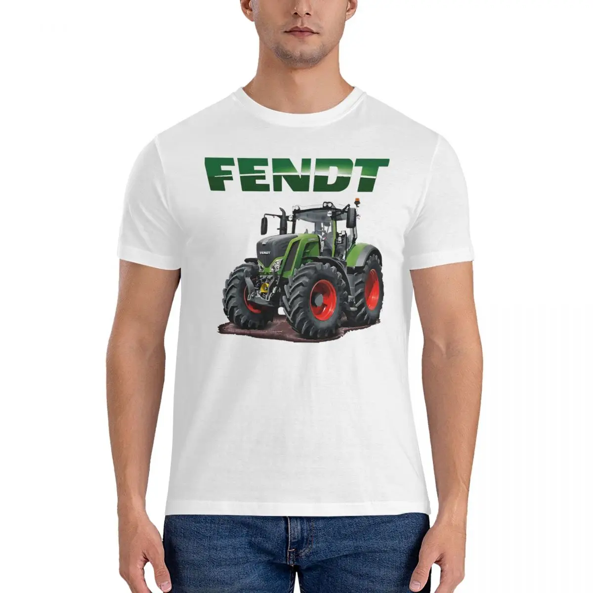 Men's T-Shirts German Tractors Leisure 100% Cotton Tee Shirt Short Sleeve FENDT T Shirts Crewneck Tops Summer