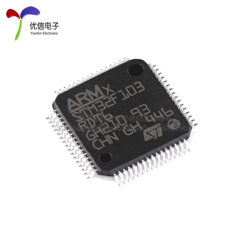 Original genuine STM32F103RDT6 LQFP-64 ARM Cortex-M3 32-bit microcontroller MCU