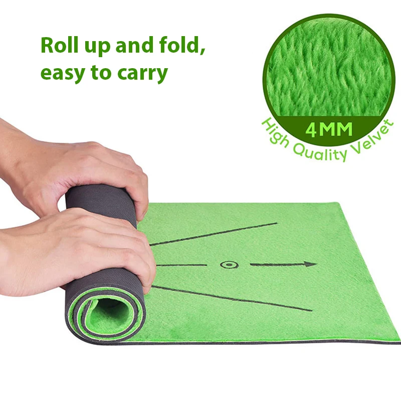 Golf Training Mat Swing Track Practice Marking Pad Detection Batting Ball Trace Directional Detection Mat Swing Practice Pads