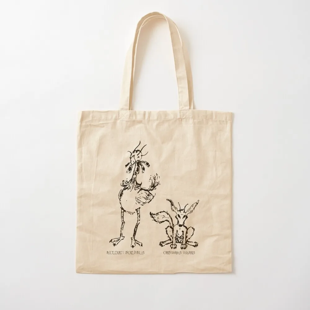 

Coyote and Roadrunner Tote Bag supermarket folding bag shopping cart bags hand bag Canvas Tote