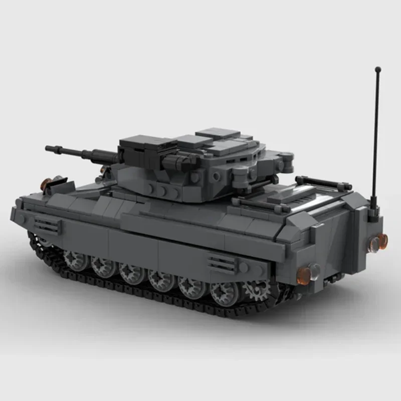 Moc Building Bricks Military Model Futuristic M7-Bradley Tank Technology Modular Blocks Gifts Toys For Children DIY Set Assembly