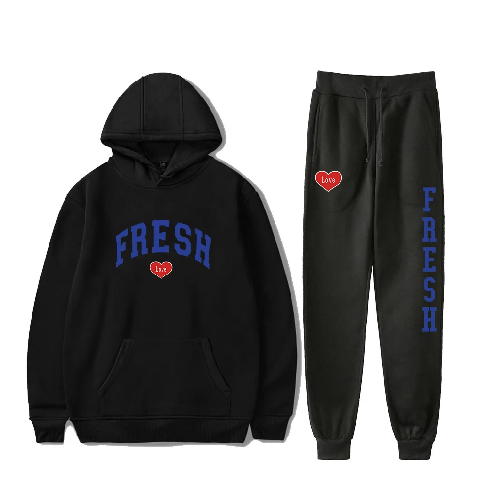 Ensemble deux pièces Sturniolo Triplets pour hommes et femmes, sweat à capuche, pantalon de jogging, pantalon de survêtement PVD, vêtements Fresh