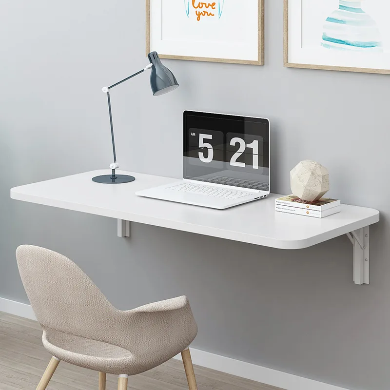 shelf Small  Foldable mounted computer mounted dining against Narrow desk