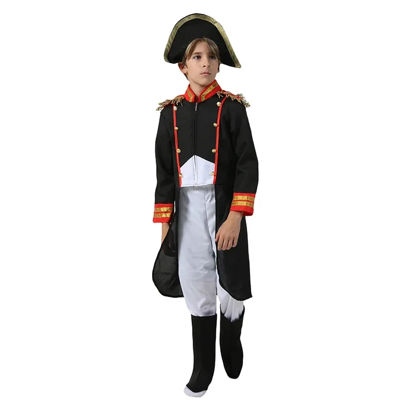 

Captain Pirate Cosplay Anime Knight Cloak Robe Party Carnival Festival Halloween Costume for Kid Vikings Pirate Hat Masquerade