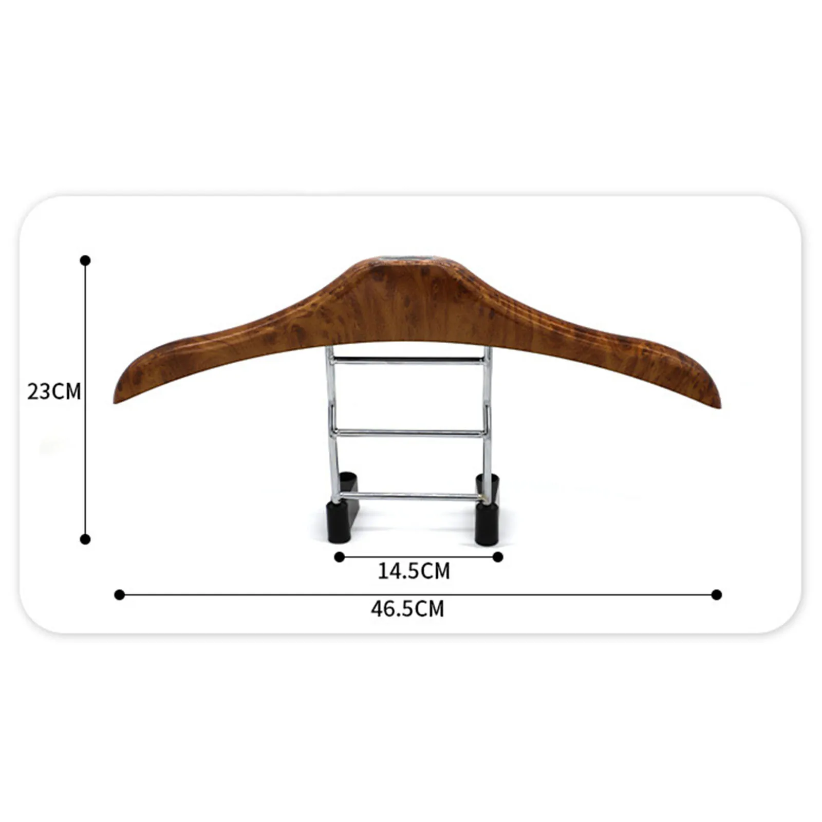 Detachable Car Clothes Suits Hanger Multi-function Car Peach Wood Grain Hanger Hanger Car Seat Back Stainless Steel Drying Rack