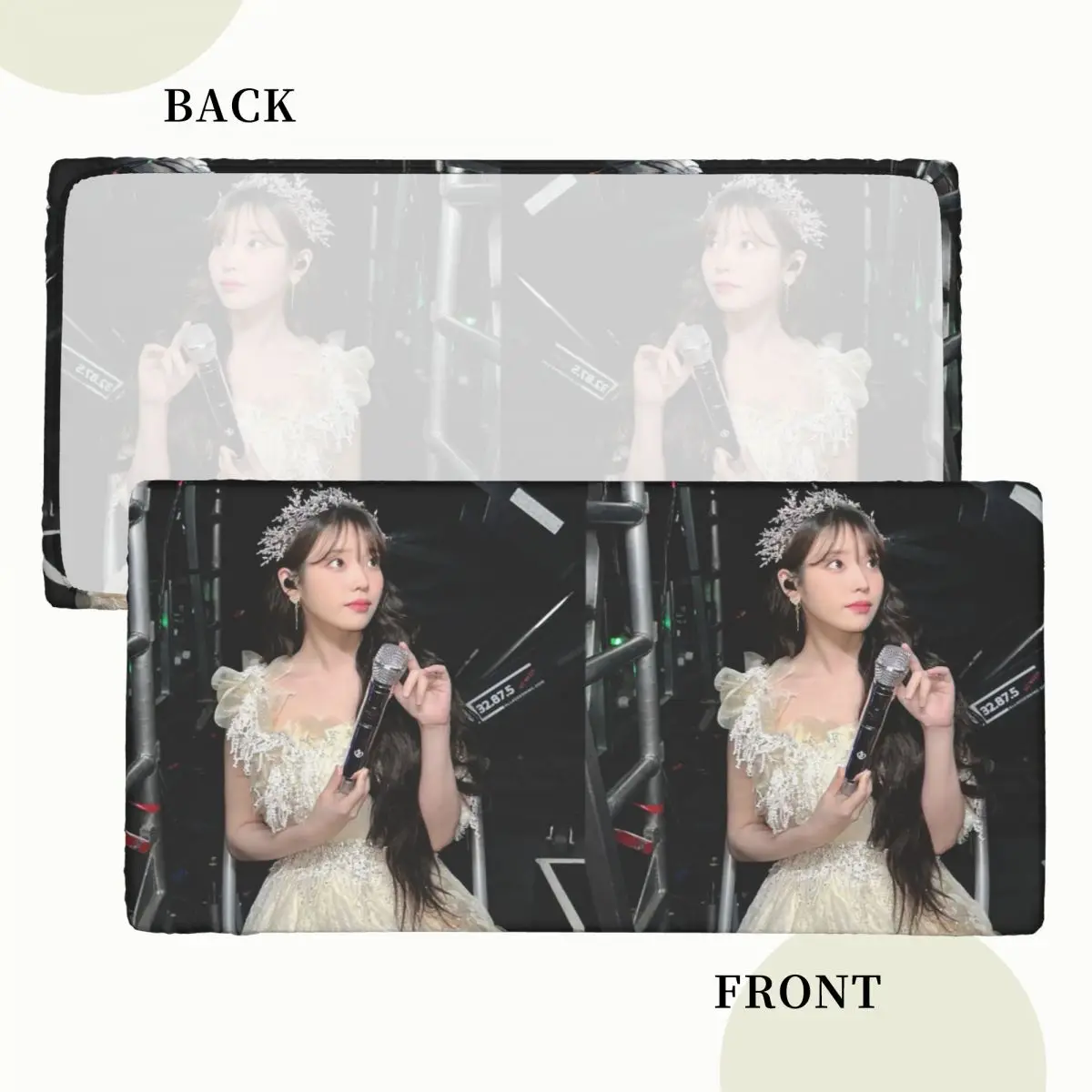 IU Lee Ji-eun Korean Actress I-idol Customized Rectangular Tablecloth Waterproof Table Cover for Dining Events Table Cloth
