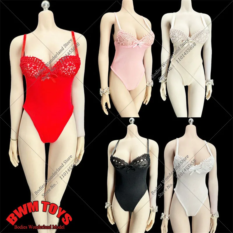 

CJG-W055 1/6 женское кружевное сетчатое бикини, боди, купальник, комбинезон, модель одежды для 12 "PH TBL JO, женская фигурка, тело куклы