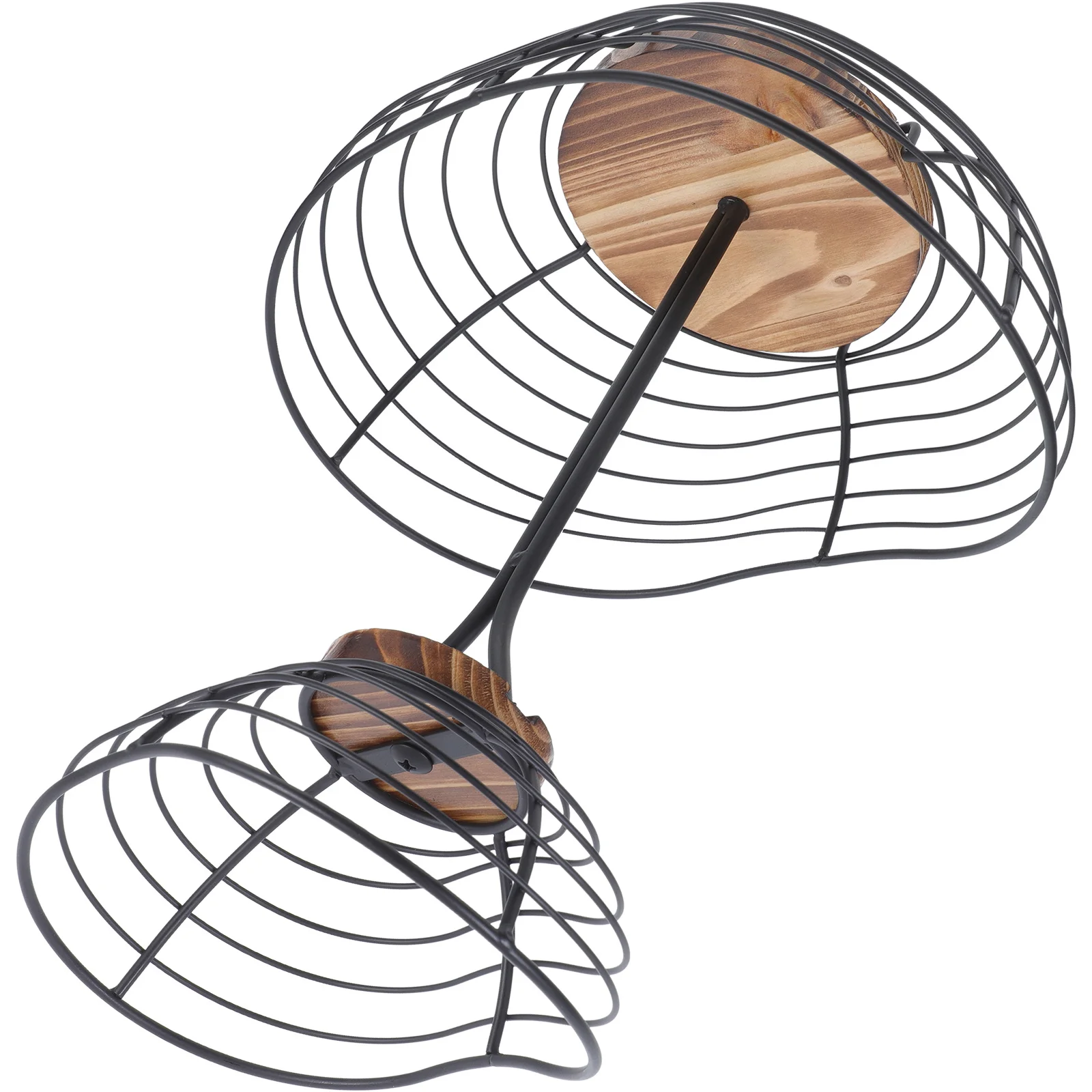 

Modern Multi Level Fruit Bowl Ample Storage Capacity Perfect for Bananas Apples Or Snacks Wire Basket for Kitchen Table