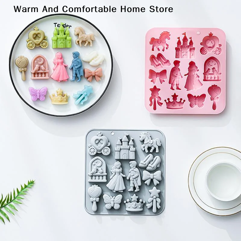 【W】12 Cavity Prince, Princess - Silicone Cake Mold recension och pris