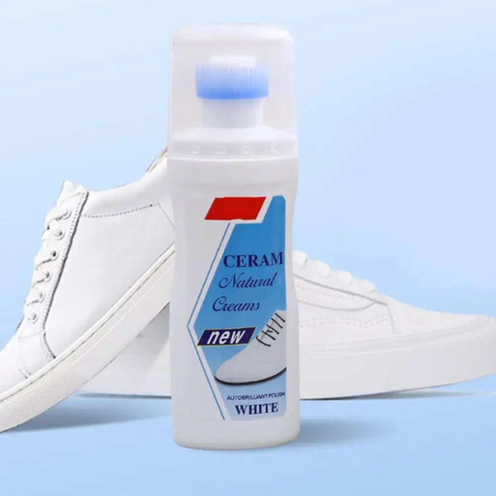 100ml White Shoes Polishing God Tool No Wash, Decontamination, Household Cleaning Cleaning Supplies Whitening Agent D1F0