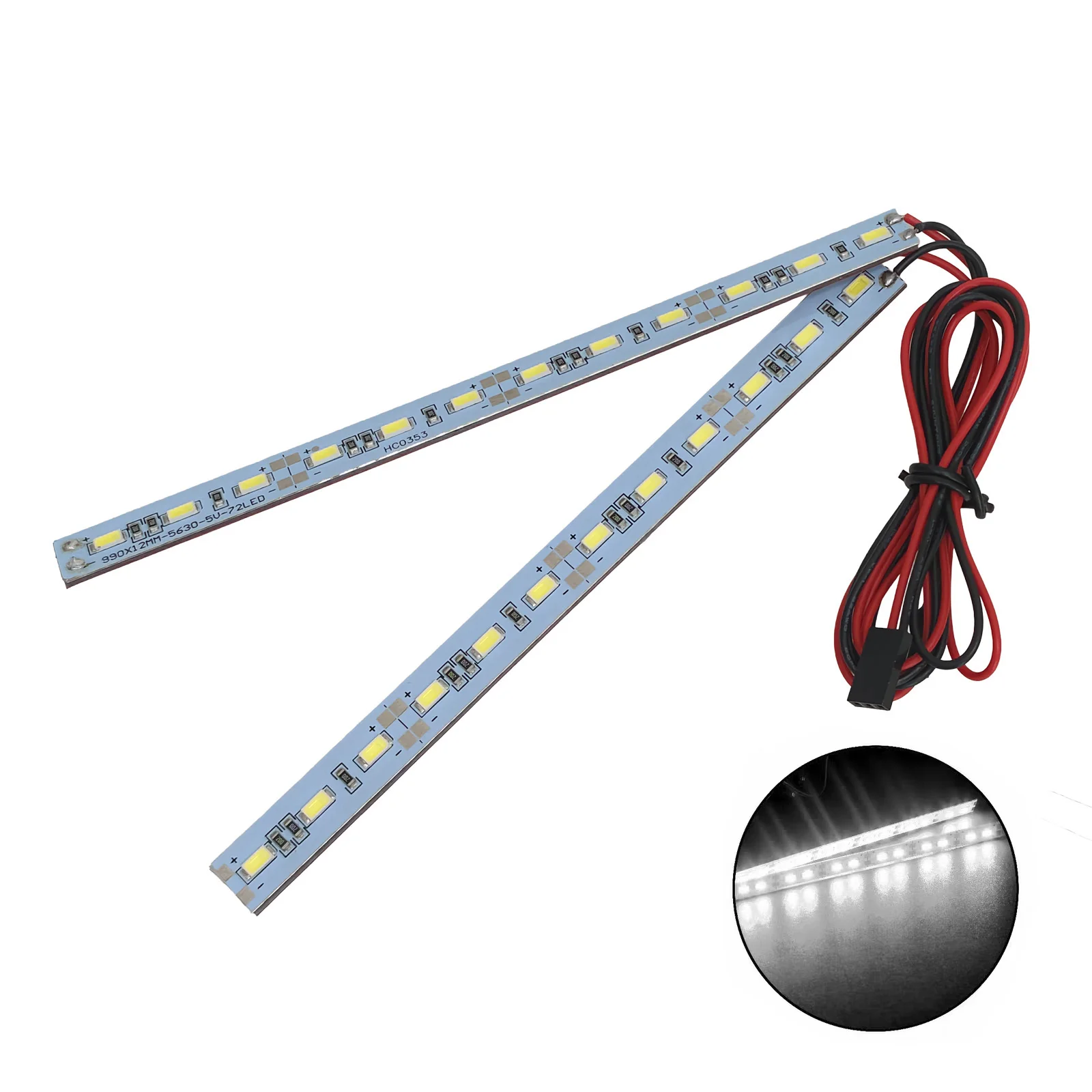24 LED Chassis Light Lamps for 1/10 1/8 RC Car Drift Buggy Crawler Traxxas HSP HPI Redcat Tamiya MST Wltoys Model Accessories