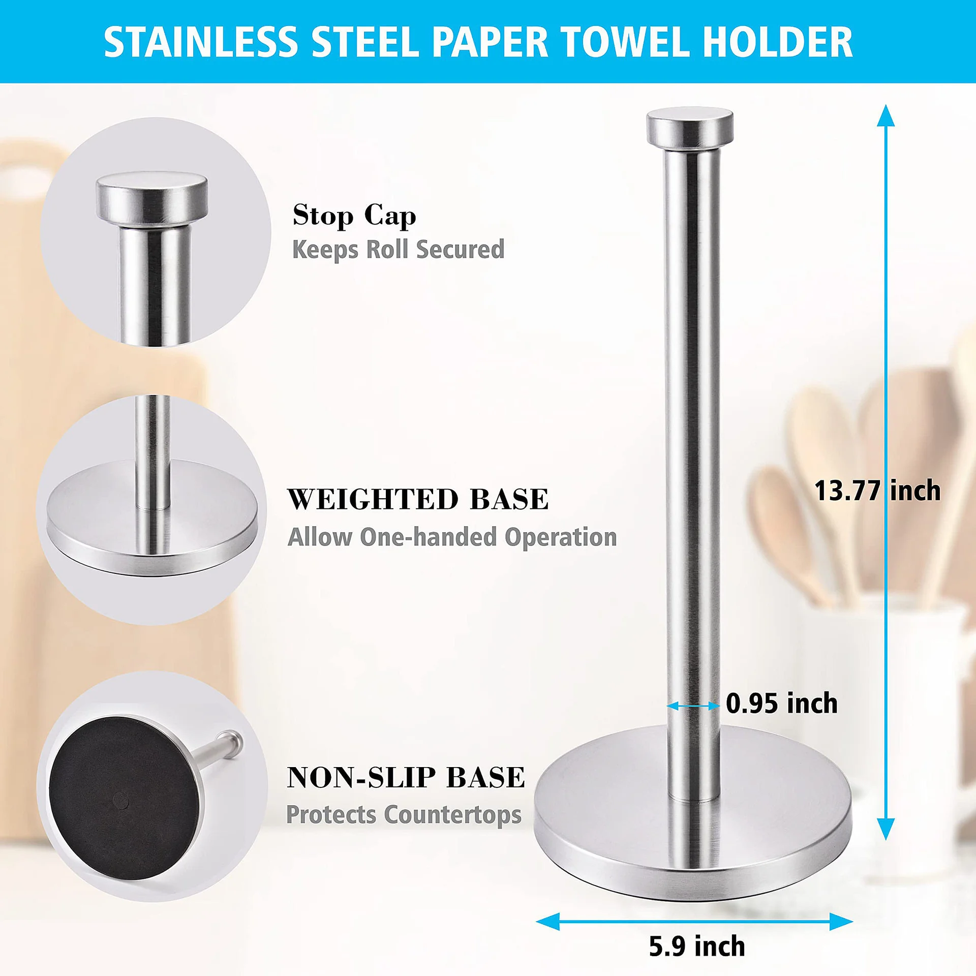 Pemegang handuk kertas meja, p - Kitchen Baking Paper Holder ulasan dan harga