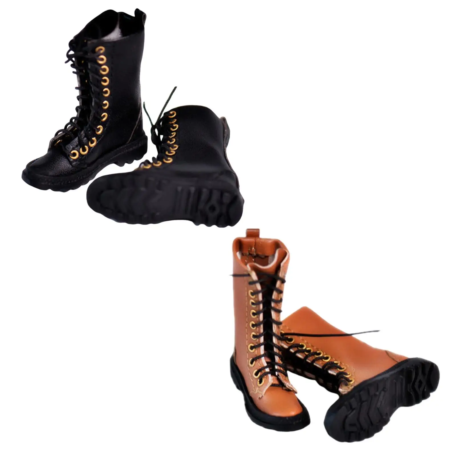 1/6 Woman's Fashion Boot Lace up Boots Footwear Casual Shoes for 12inch Action Figure and BJD Doll Dress up Accessories Body