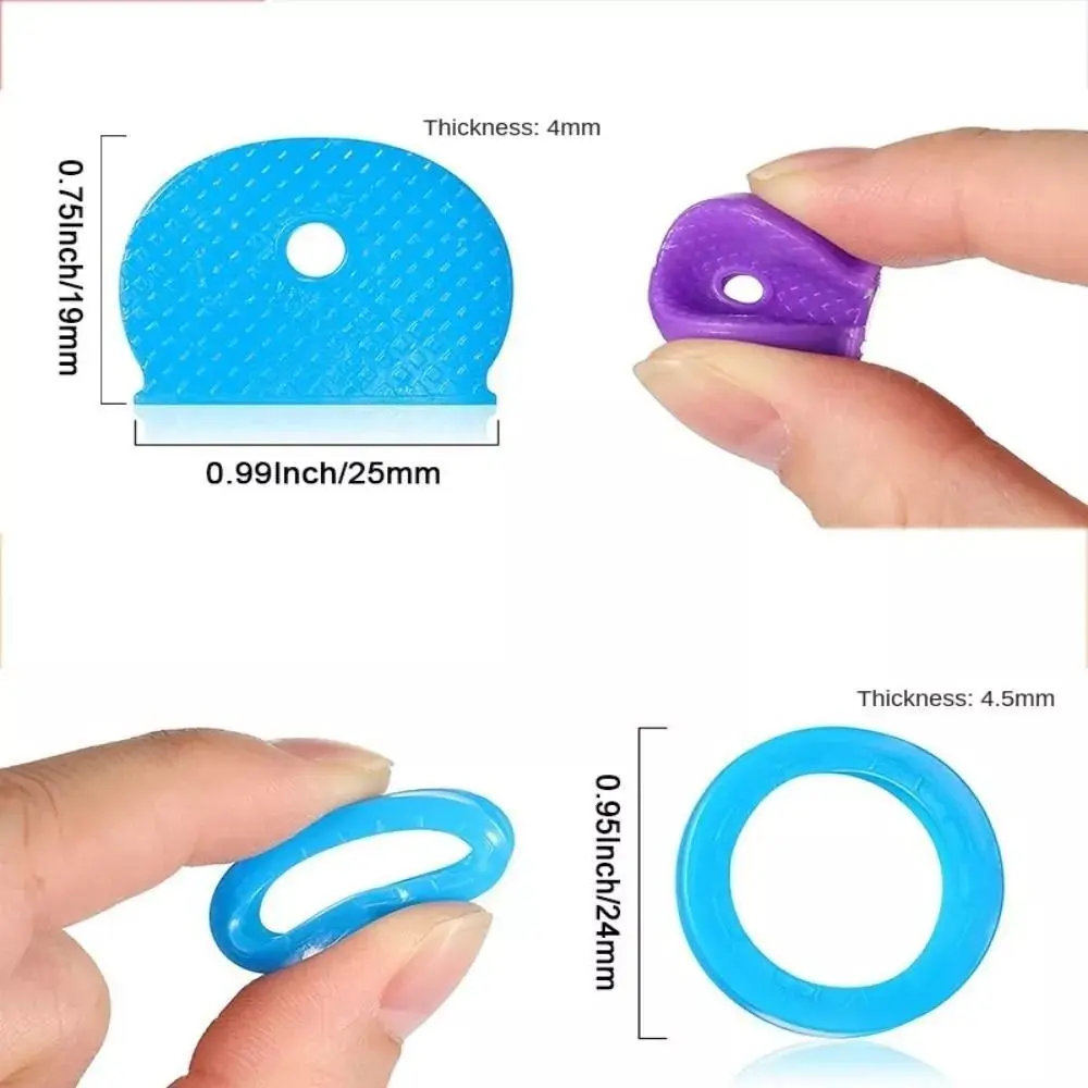 Silicone macio elástico Key Cap, Multicolor Key Toppers, Key Protector Acessórios, Novo