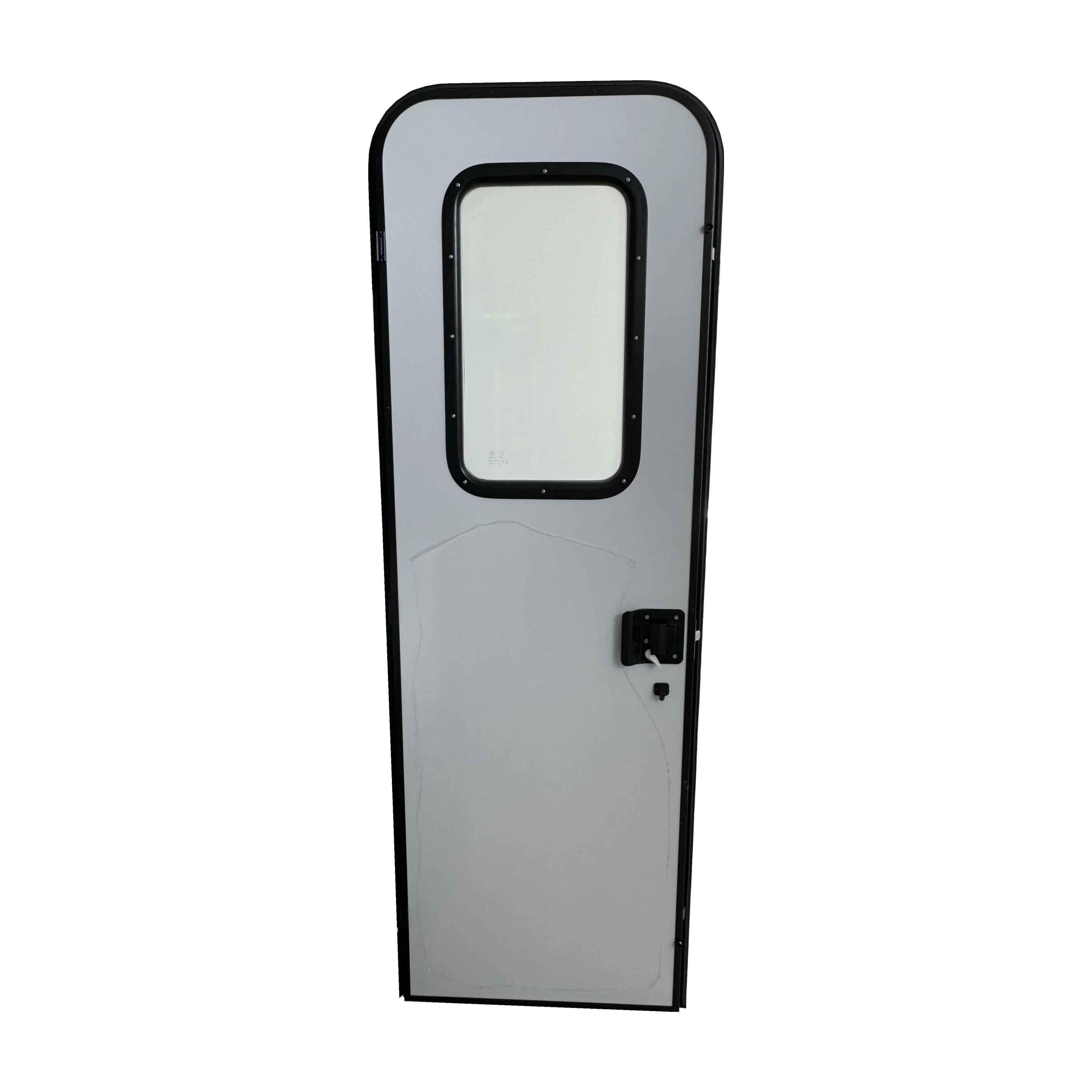 

650-900mm Aluminium Frame Caravan RV Entry Door with Lock for Motorhome Camper Van Trailer