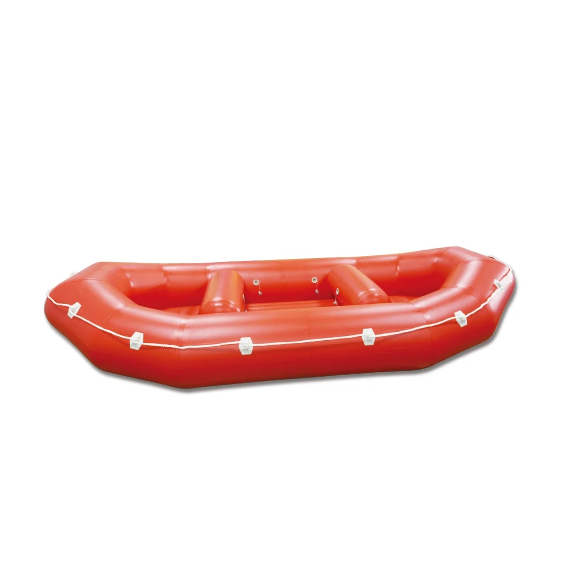 Wholesale Inflatable Fishing Boat Raft / Rafting Boat With Inflatable Floor For Drifting 265x145cm 2-4 Persons 0.75mm PVC 32 Lbs