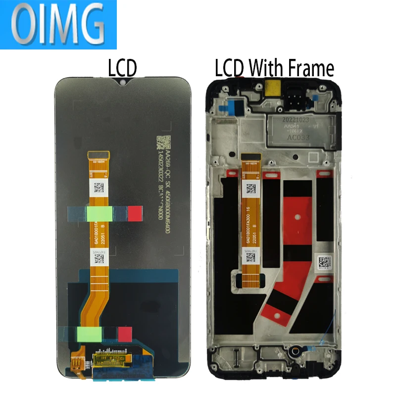 Écran LCD avec cadre pour OPPO A57 4G, modèles d\'écran tactile, pièces de rechange de Hébergements eur de panneau, original, 6.56 pouces, CPH2387