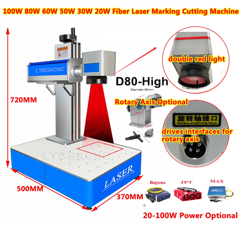 

JPT MOPA 100W 80W Fiber Laser Marking Cutting Machine for Jewelry Metal Work 70W 60W 50W 30W Raycus Silver Gold Cutter Engraver