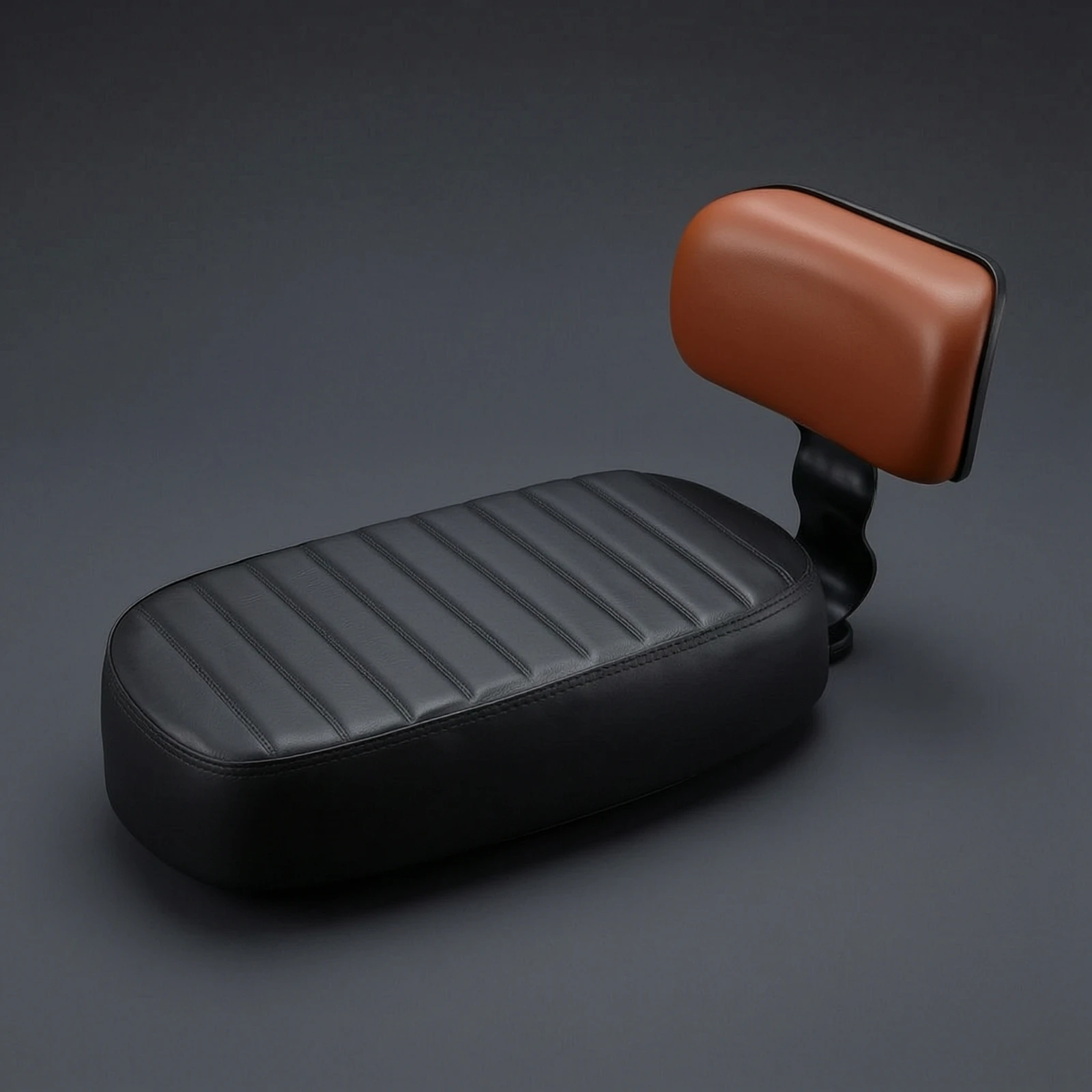 Cycle Rear Seat with Backrest Easy to Install Cycle Rear Seat Cushion Comfortable Padded for Passengers, Family Bikes
