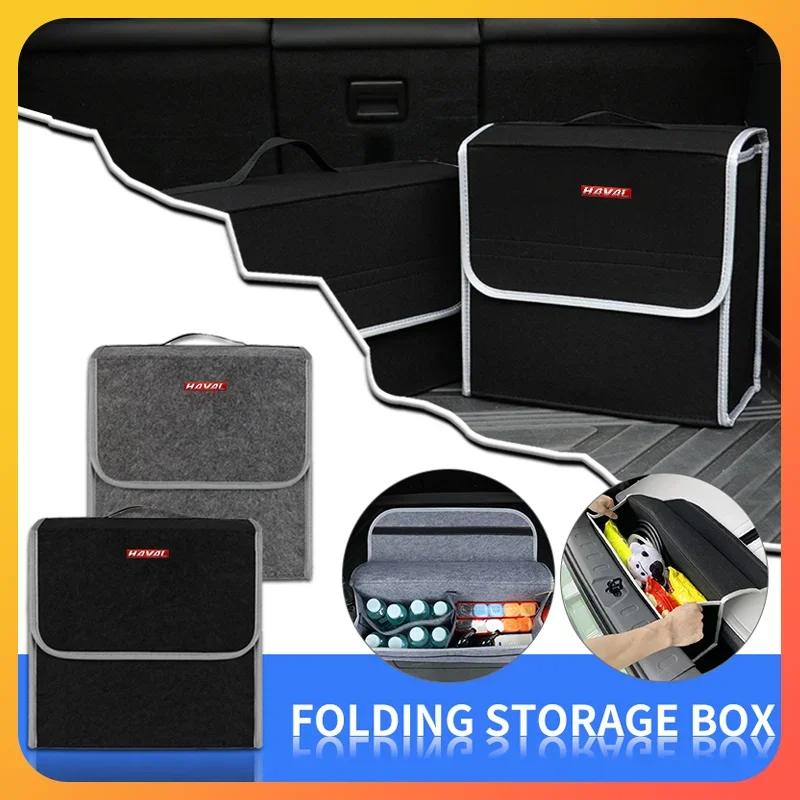 

Car Trunk Storage Bag Organizer Sundries Stowing Tidying Box For Haval H6 M6 H2S H4 H7 H5 H8 H9 H1 F5 F7X F7 Car Accessories